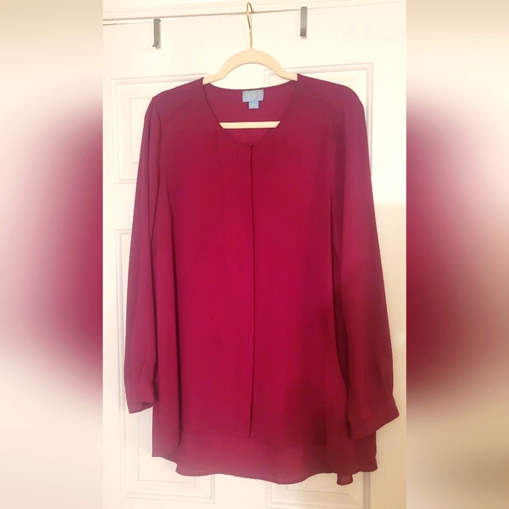 Large Maroon blouse